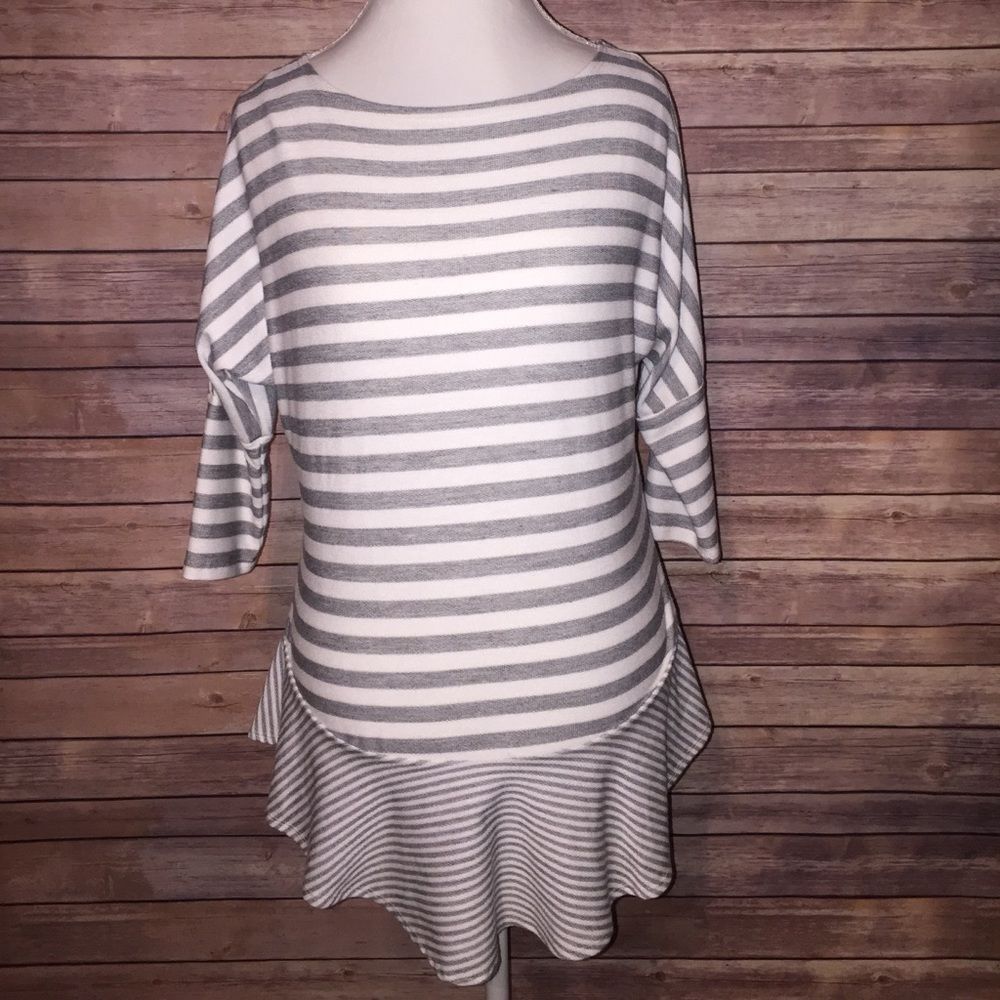 J Mode Striped Top Large